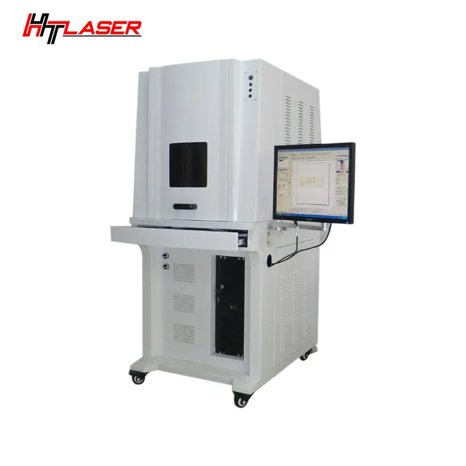 Máquina de marcado láser de fibra cerrada de seguridad de 100 vatios